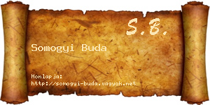 Somogyi Buda névjegykártya
